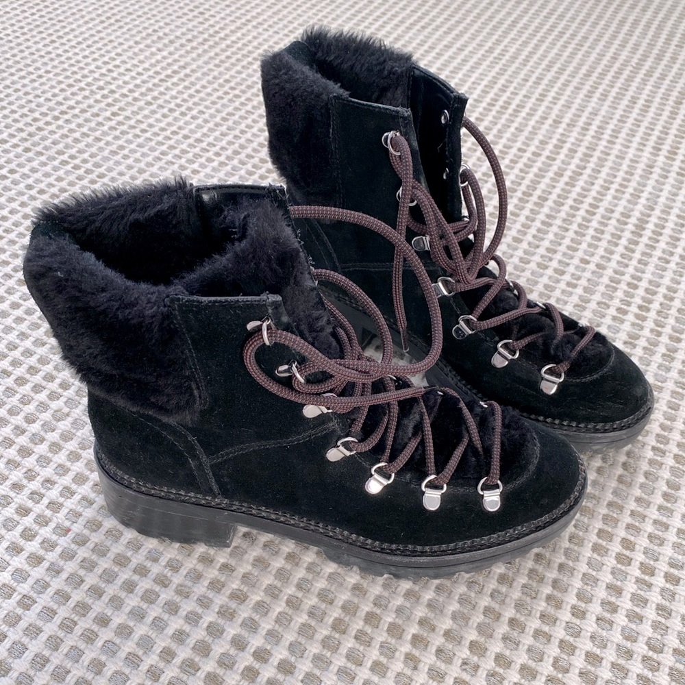 Marc Fisher Black Nordic Boots